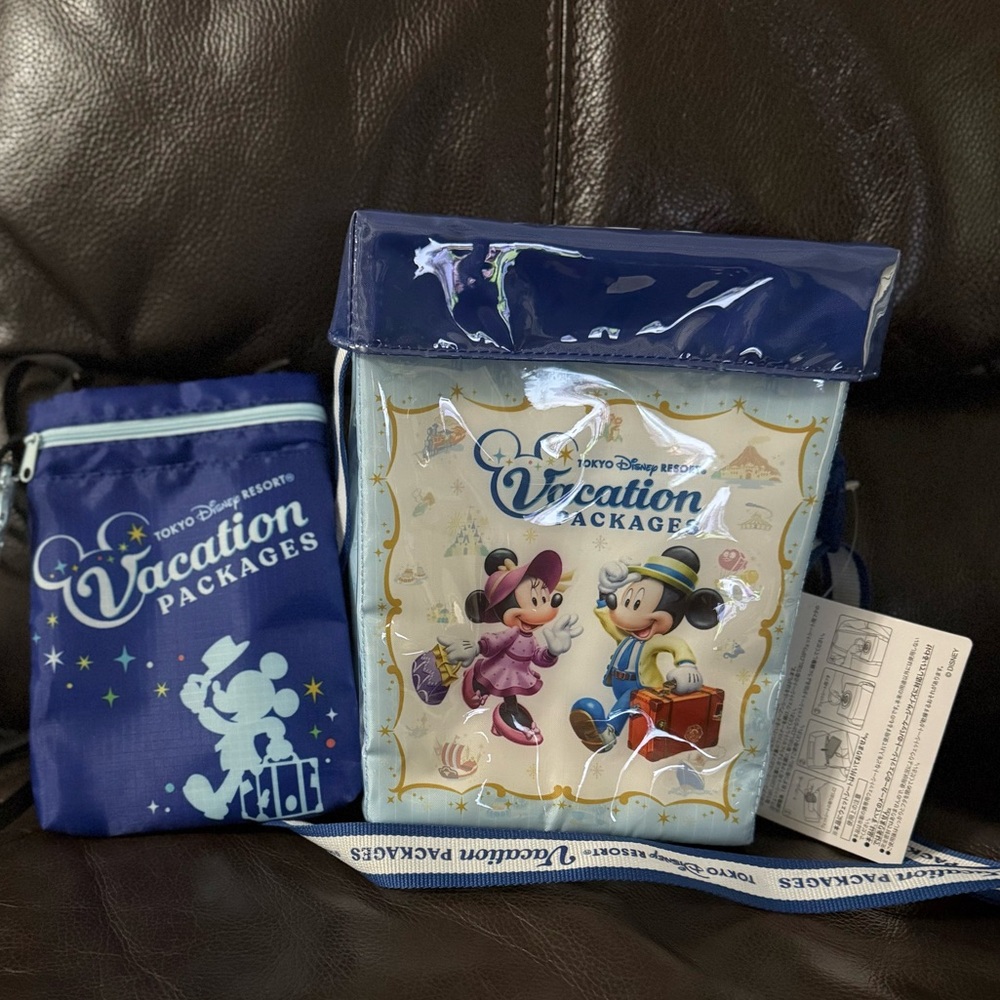 Tokyo Disney Resort VacationPackage Exclusive PopcornBucket ,w/Wet Wipes Storage - Picture 14 of 15